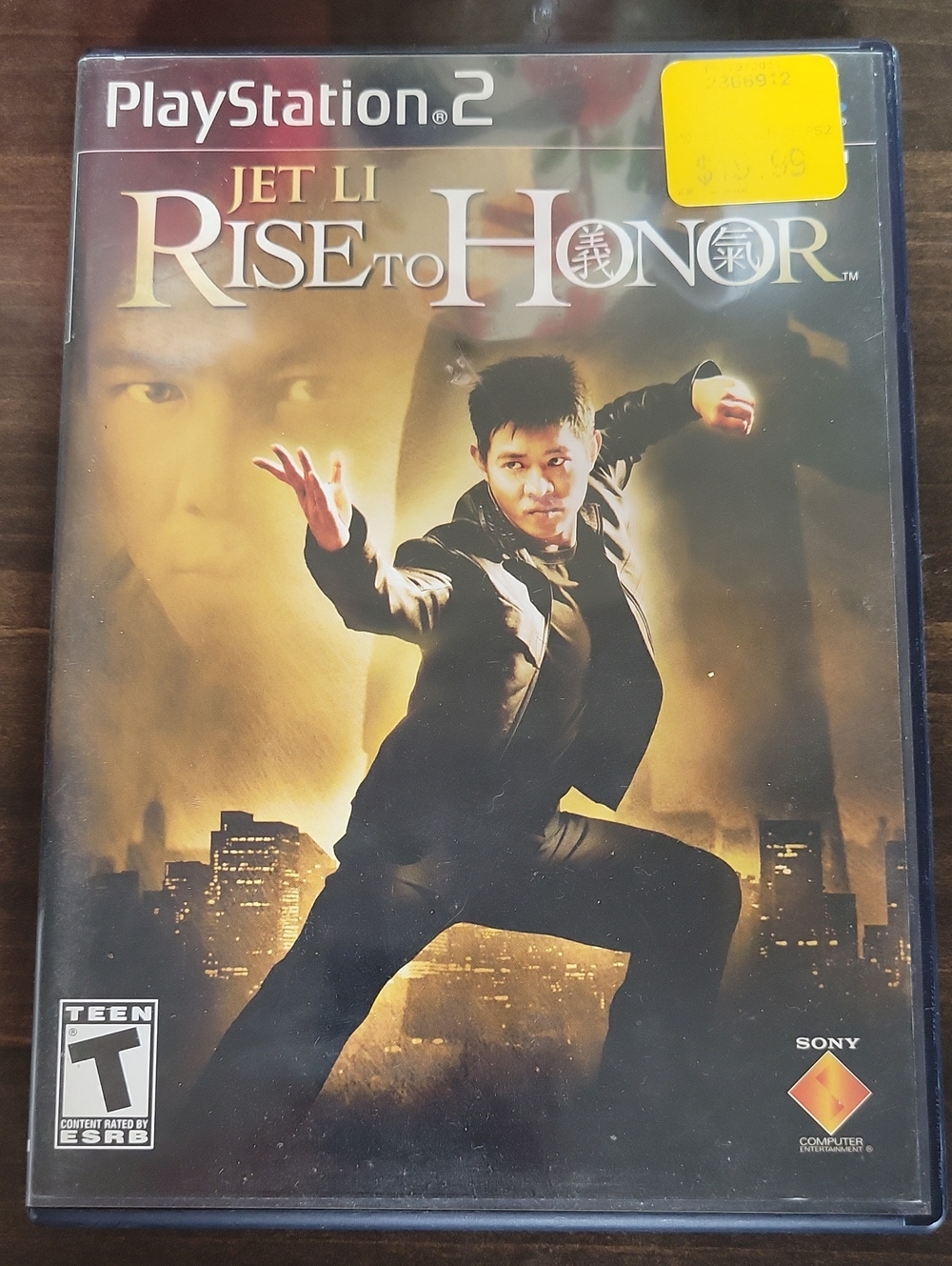 Rise To Honor PS2 Case, Artwork & Manuel